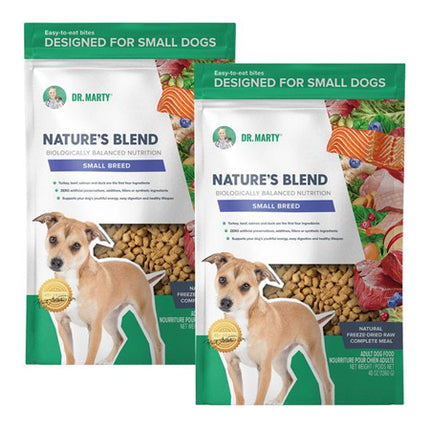 Dr. Marty Nature's Blend Freeze Dried Raw Dog Food for Small Dogs, 96 oz.