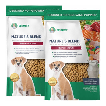 Dr. Marty Nature's Blend Freeze Dried Raw Puppy Food Healthy Growth, 96 oz.