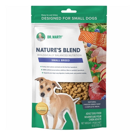 Dr. Marty Nature's Blend Freeze Dried Raw Dog Food for Small Dogs, 6 oz.